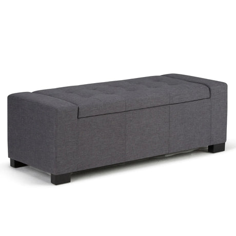 Laredo - Contemporary Large Storage Ottoman - Furniture Home Direct