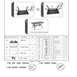 Outdoor Coffee Table - Espresso Brown - Furniture Home Direct