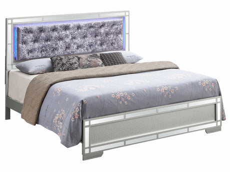 Madison - Upholstered Bed With LED - Furniture Home Direct