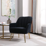Modern Mid-Century Chair Tufted Sherpa Armchair For Living Room Bedroom Office - Furniture Home Direct