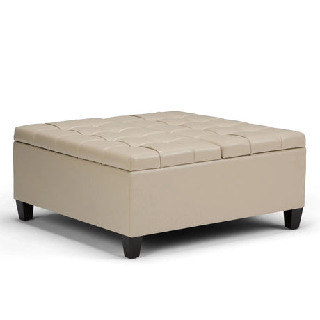 Harrison - Upholstered Coffee Table Storage Ottoman - Furniture Home Direct