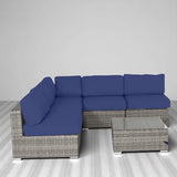 Seating Set With Cushions Handcrafted Wicker Design - Furniture Home Direct