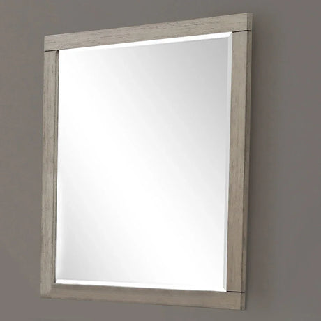 Design Style Mirror - Light Gray - Furniture Home Direct