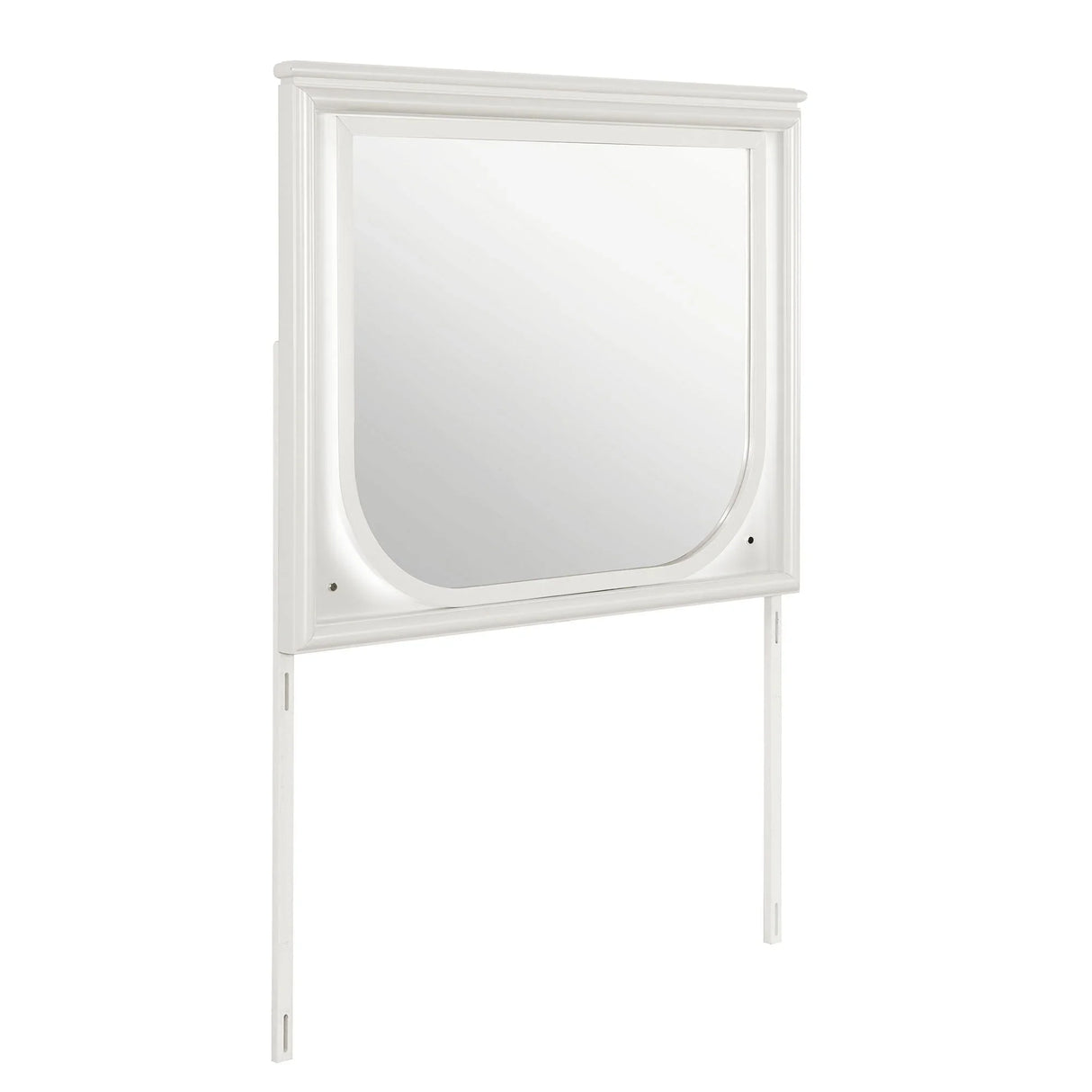 Uriuni - Large Scale Mirror With LED Light - Off White - Furniture Home Direct