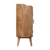 Larissa - T Bar Raised Cabinet - Brown - Furniture Home Direct