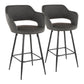 Margarite - Contemporary Counter Stool (Set of 2) - Furniture Home Direct