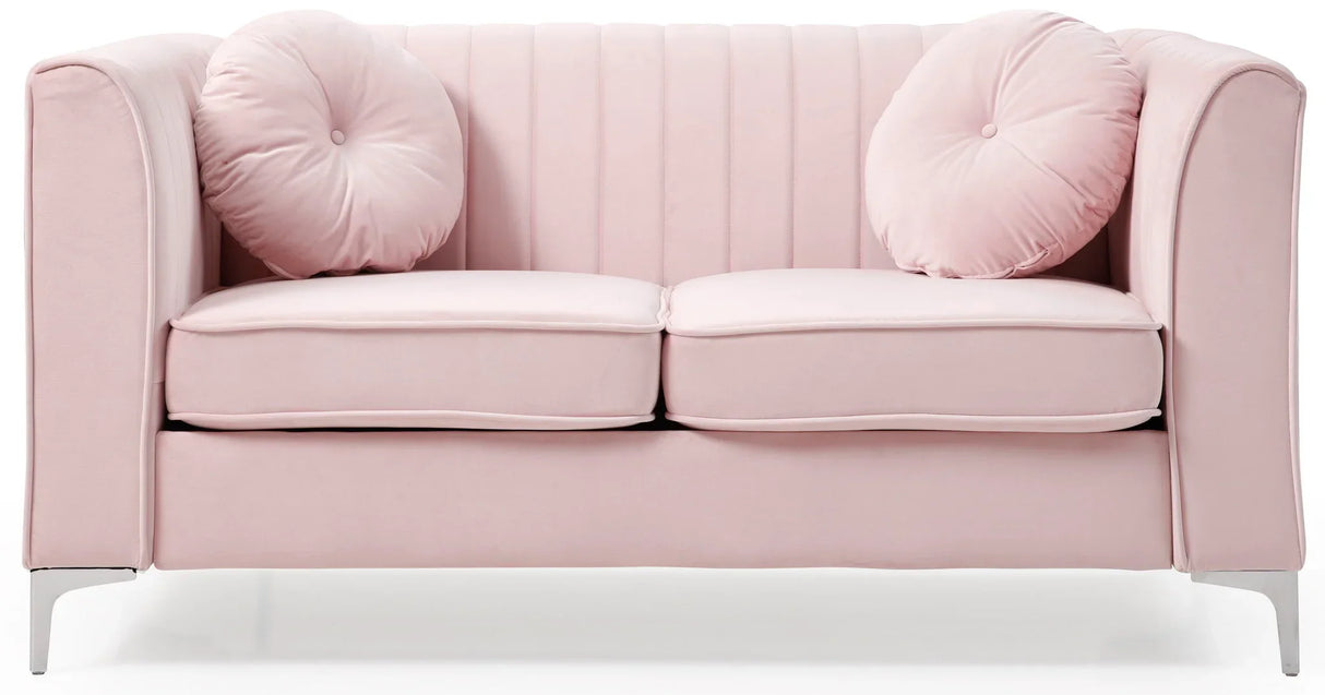 Delray - Micro Suede Loveseat - Furniture Home Direct