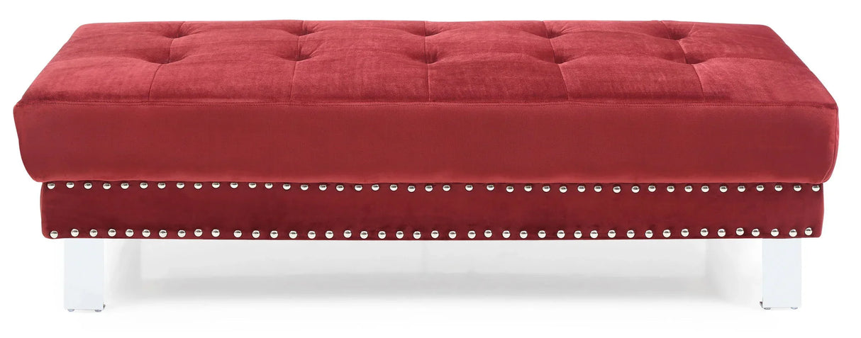 Elegant Contemporary Ottoman - Furniture Home Direct