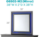 Elegant Transitional LED Mirror - Furniture Home Direct