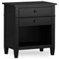 Carlton - Bedside Table, Handcrafted - Furniture Home Direct