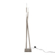 Icicle - Contemporary Floor Lamp - Nickel - Furniture Home Direct