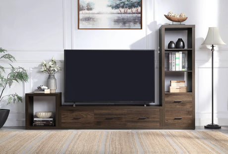 Harel - TV Stand - Walnut - Furniture Home Direct