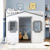 Elegant House Loft Bed With Ladder - Furniture Home Direct