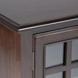 Connaught - Tall Storage Cabinet - Dark Chestnut Brown - Furniture Home Direct