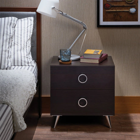 Elms - Accent Table - Espresso - Furniture Home Direct