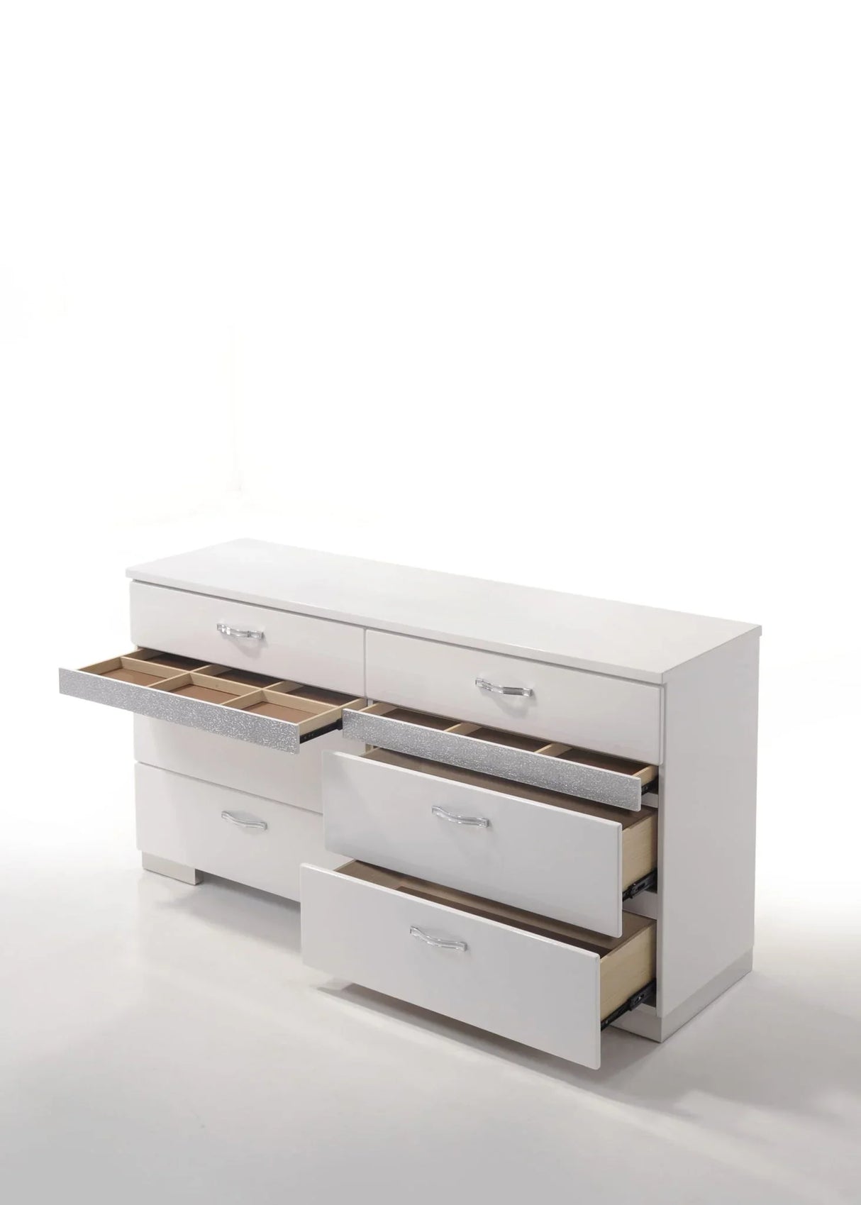 Naima II - Dresser - White - Furniture Home Direct