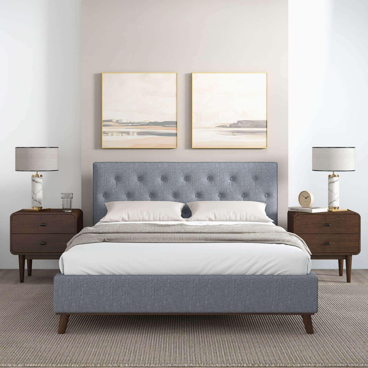 Graceville - Elegant Design Platform Bed - Furniture Home Direct