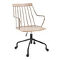 Preston - Farmhouse Adjustable Office Chair - Furniture Home Direct