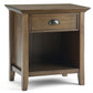 Acadian - Bedside Table, Handcrafted - Furniture Home Direct