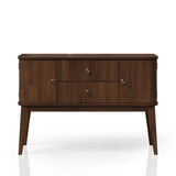 Mid Century Modern Server 2 Drawer And 2 Cabinet Server - Cherry - Furniture Home Direct