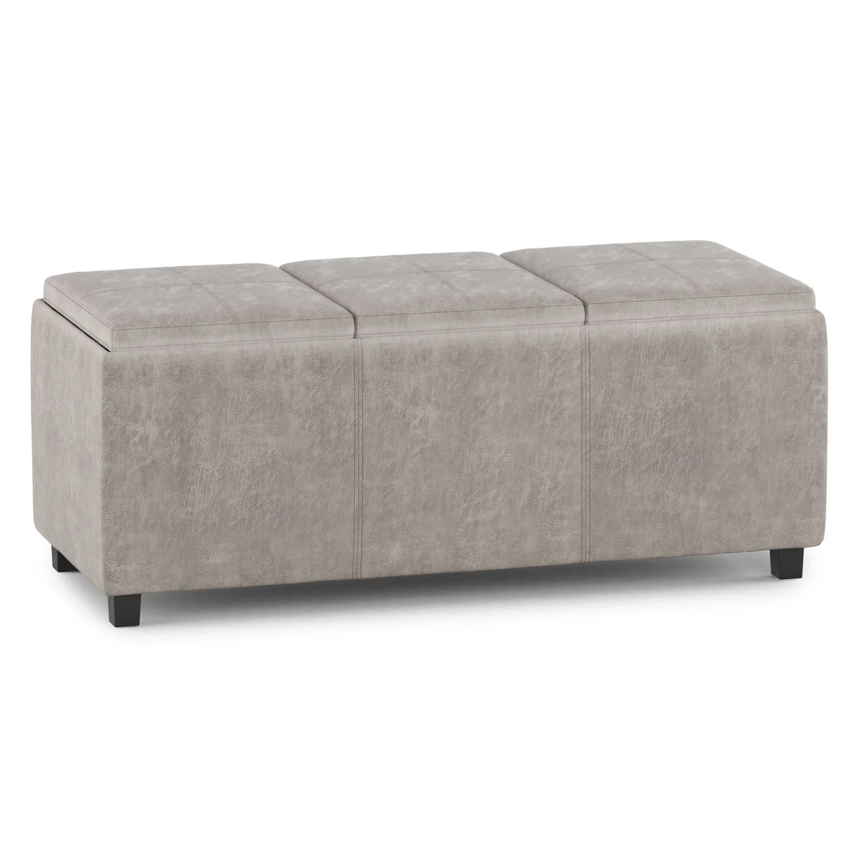 Avalon - Upholstered Storage Ottoman - Furniture Home Direct