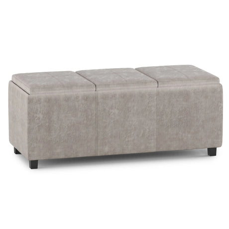 Avalon - Upholstered Storage Ottoman - Furniture Home Direct