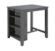 Graham - Small Space Counter Height Dining Table With USB Charging Ports And Shelves - Furniture Home Direct