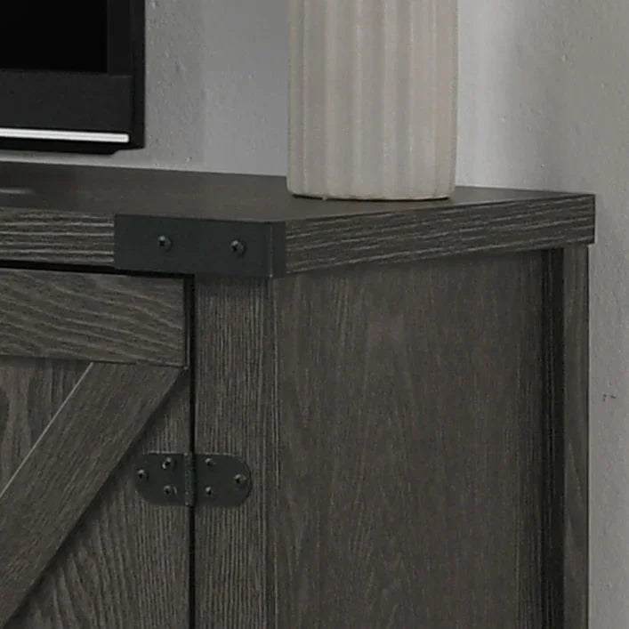 Salma - 58" Wide TV Stand With 2 Open Shelves And 2 Cabinets - Furniture Home Direct