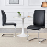Luxury Simple Arch High Resilience Dining Chair With Arched Leg - Furniture Home Direct