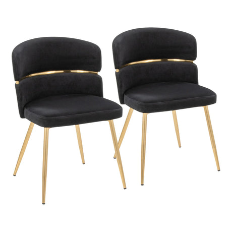 Cinch - Glam / Art Deco Dining Chair (Set of 2) - Furniture Home Direct
