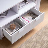 Modern TV Stand & Two Shelves And Two Drawers - Furniture Home Direct
