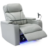 Power Motion Recliner Electric Power Recliner With USB Charging Port, Hidden Arm Storage, Convenient Cup Holder And Bluetooth Speaker - Furniture Home Direct