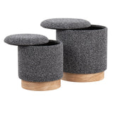 Marla - Contemporary, Nesting Ottoman Set - Furniture Home Direct