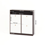 Modern Freestanding Shoe Storage Cabinet With 4 Flip Drawers - Furniture Home Direct