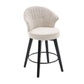 Wing Back Swivel Bar Stools (Set of 2) - Furniture Home Direct