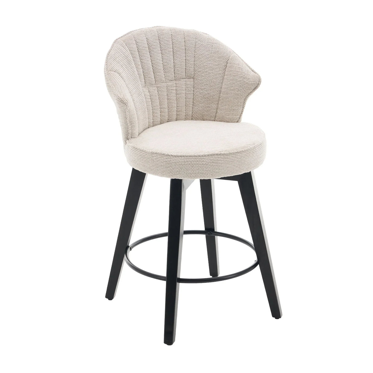 Wing Back Swivel Bar Stools (Set of 2) - Furniture Home Direct