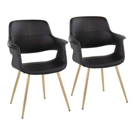 Vintage Flair - Glam / Art Deco, Chair (Set of 2) - Furniture Home Direct