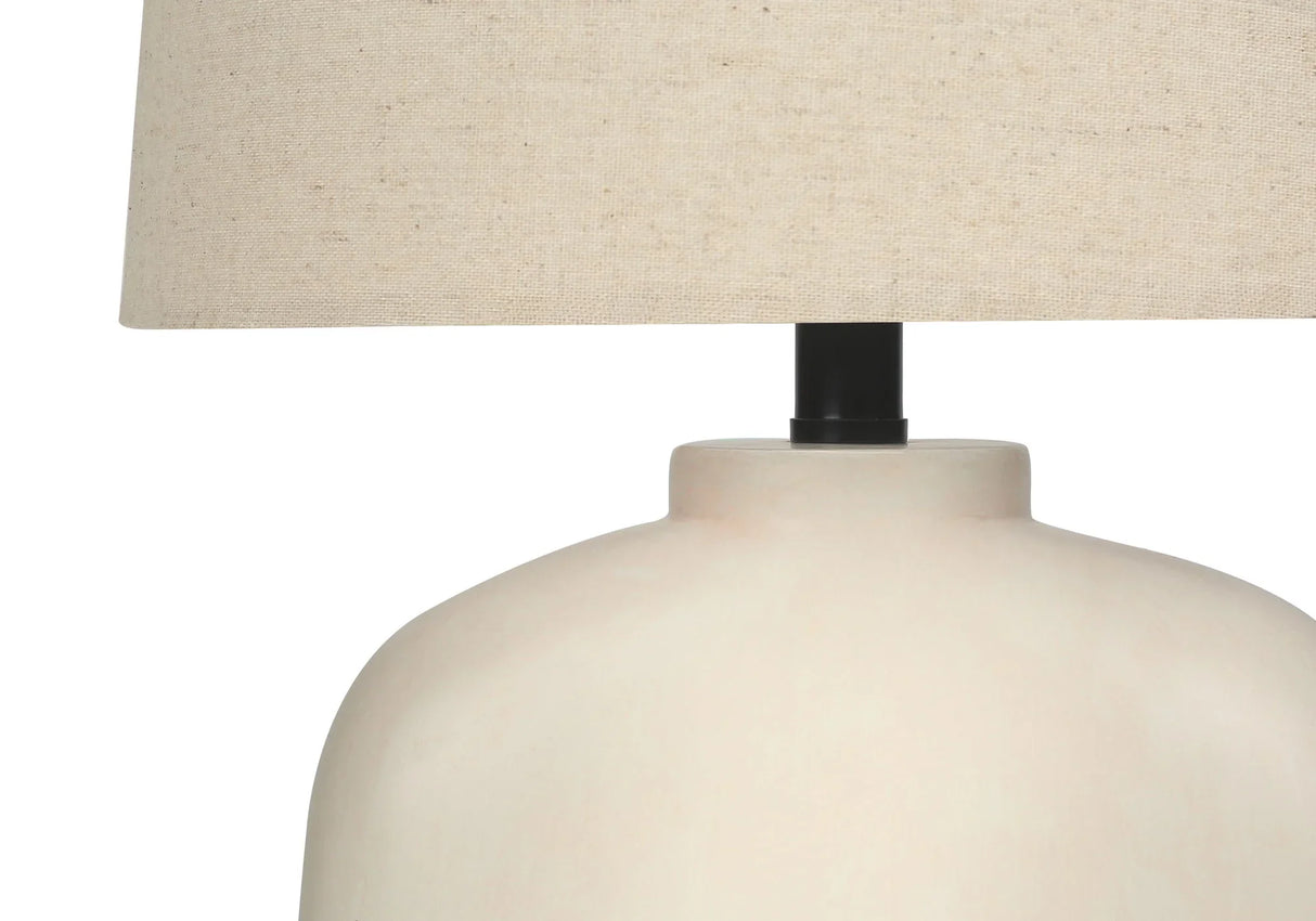 Lighting, Table Lamp, Resin, Modern - Cream - Furniture Home Direct