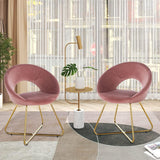 Modern Accent Velvet Lounge Chair - Furniture Home Direct