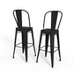 Fletcher - Handcrafted Metal Stool (Set of 2) - Furniture Home Direct