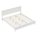 Modern Solid Wood Platform Bed - Furniture Home Direct