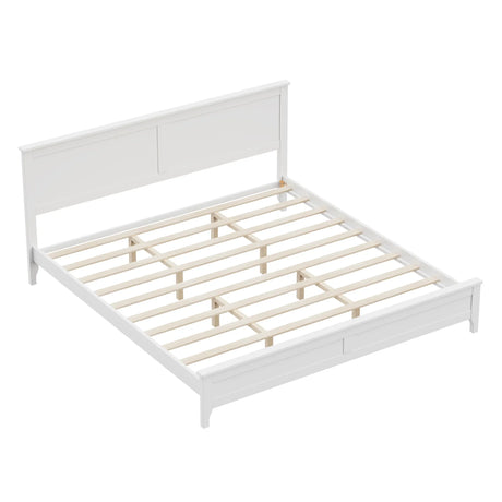 Modern Solid Wood Platform Bed - Furniture Home Direct