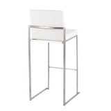 Fuji - Contemporary And Modern Elegance High Back Barstool - Furniture Home Direct
