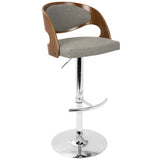 Pino - Mid Century Modern Adjustable Barstool With Swivel - Furniture Home Direct