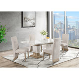 Stacey - Dining Table Set & 4 Chairs - Furniture Home Direct