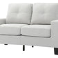 Track Arm Loveseat For Cozy Spaces - Furniture Home Direct