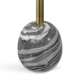 Melene - End Table - Gray / Gold - Furniture Home Direct