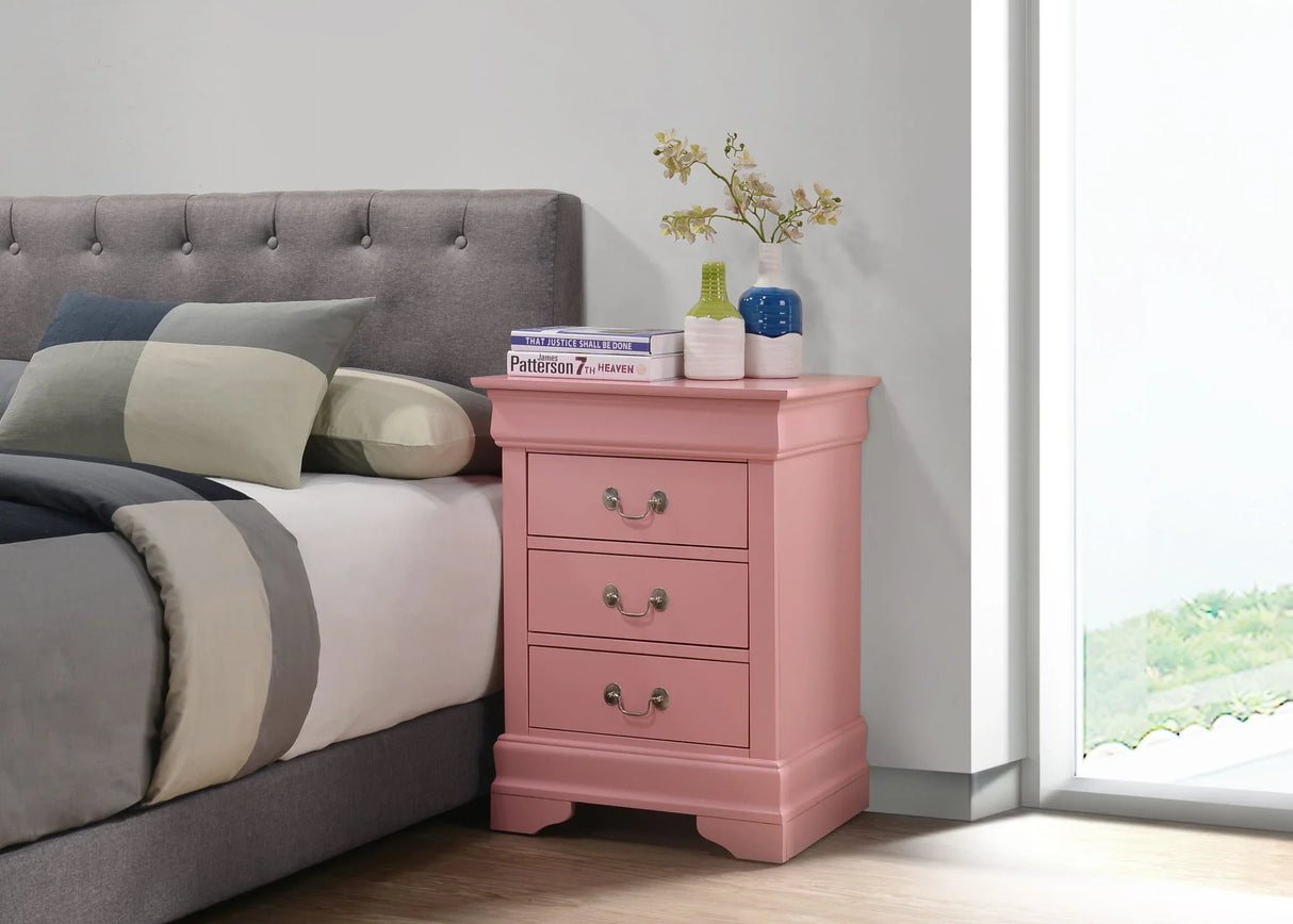 Louis Phillipe - Nightstand - Wood - Furniture Home Direct