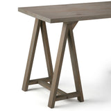 Sawhorse - Handcrafted Writing Desk - Furniture Home Direct