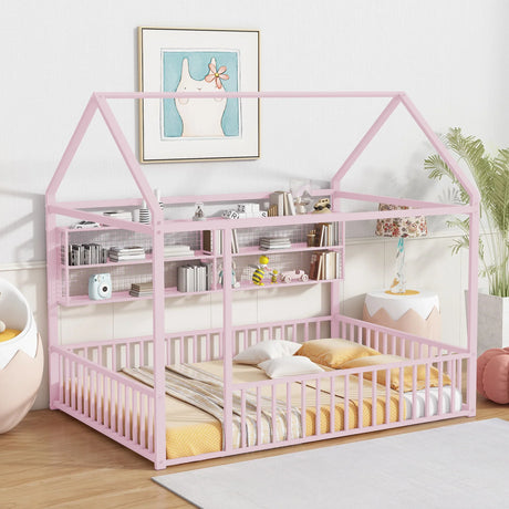 House Frame With Fence And Shelves - Furniture Home Direct